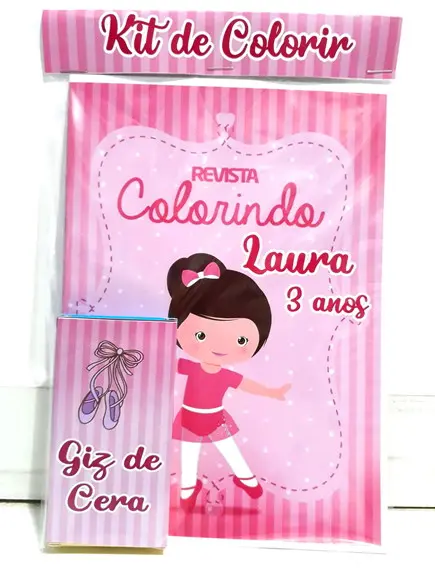 Kit de colorir Bailarina