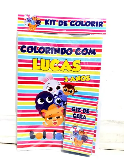 Kit de colorir Bolofofo