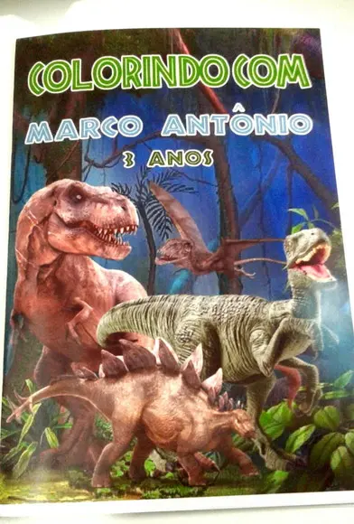 Kit de colorir Dinossauros