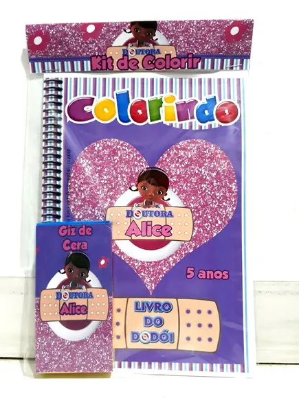Kit de colorir Doutora Brinquedos