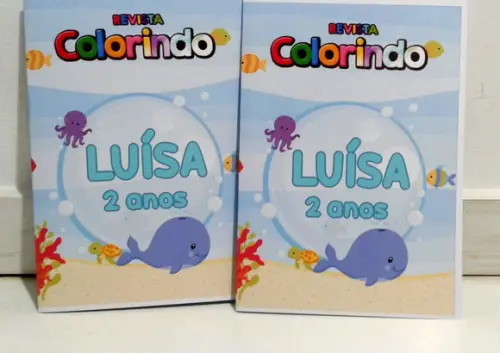 Kit de colorir Fundo do Mar