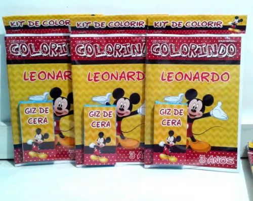 Kit de colorir Mickey