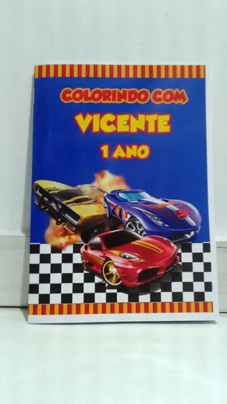 Kit de Colorir Hot Wheels