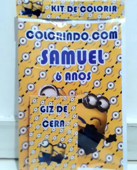 Kit de colorir Minions