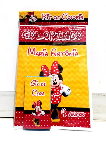 Kit de colorir Minnie
