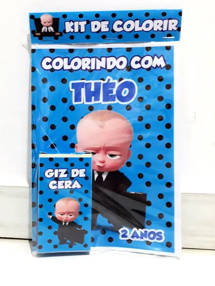 Kit de colorir O Poderoso Chefinho