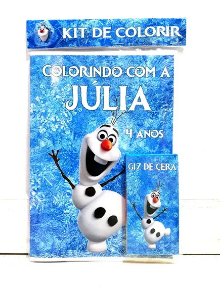 Kit de colorir Olaf