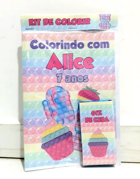 Kit de colorir Pop It