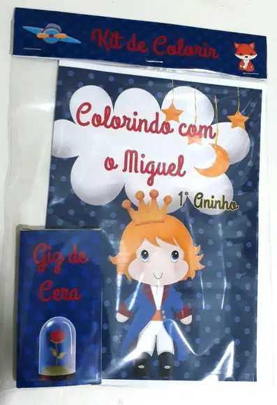 Kit de colorir Pequeno Príncipe