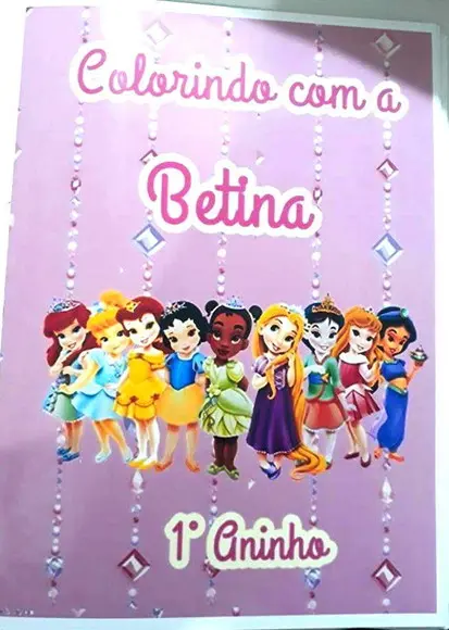 Kit de colorir princesas