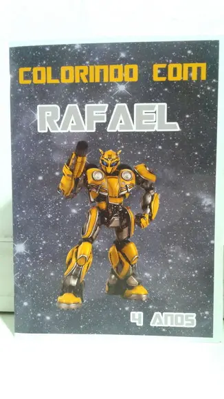 Kit de colorir Transformers