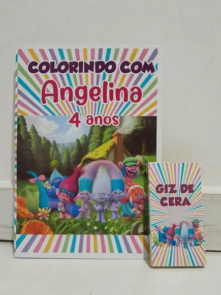 Kit de Colorir Trolls