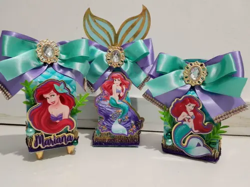 Kit Festa Personalizada Sereia Luxo Supremo 30 Peças
