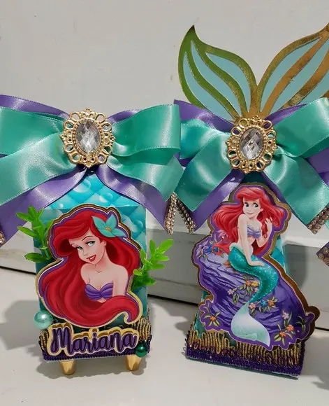 Kit Festa Personalizada Sereia Luxo Supremo 30 Peças