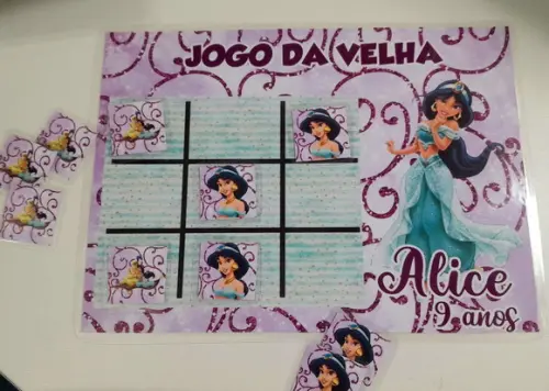 Lembrancinha Jogo da Velha Personalizado Qualquer Tema