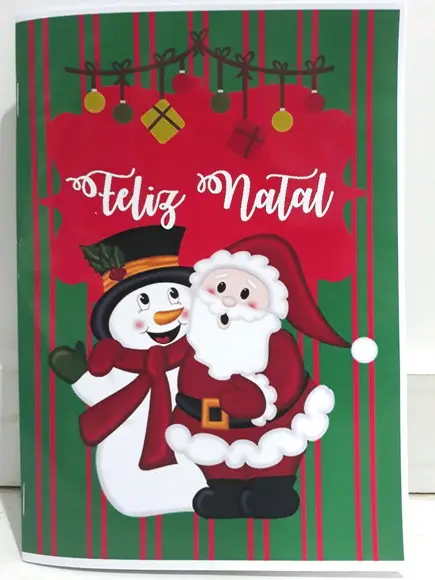 Lembrancinha kit de colorir Natal