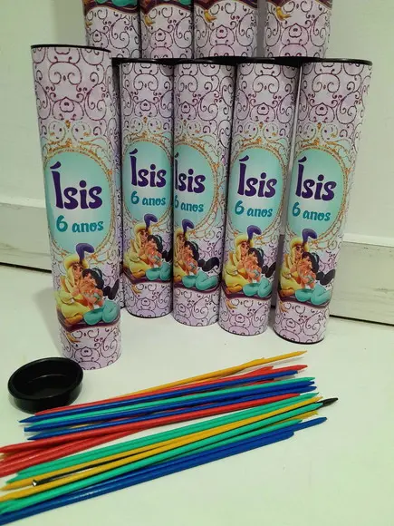 Lembrancinha Personalizada Jogo de Varetas Jasmyne