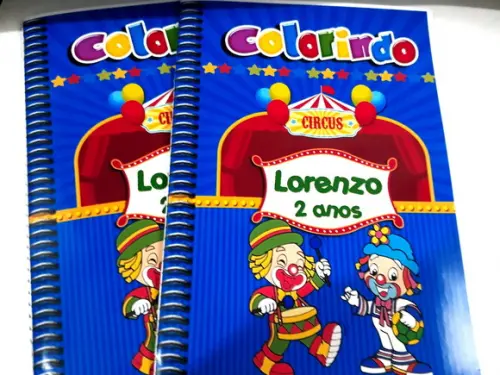 Livro colorir lembrancinha personalizado Patati Patata
