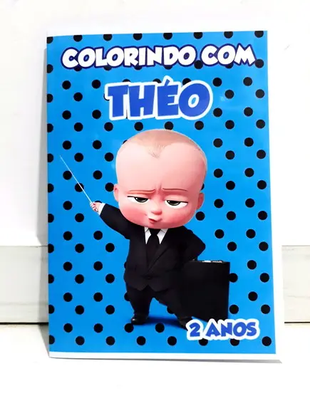 Livro Colorir Lembrancinha Poderoso Chefinho
