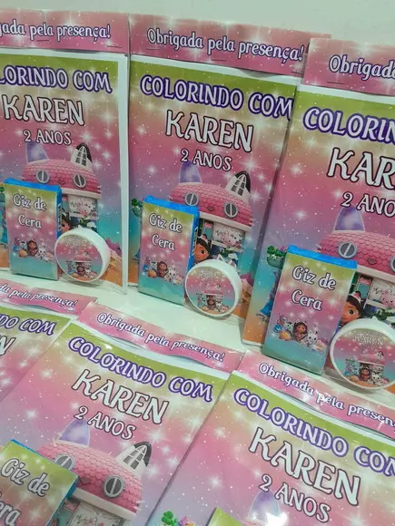 Super Kit Jogo Memória e Livro Colorir Casa Mágica de Gabby