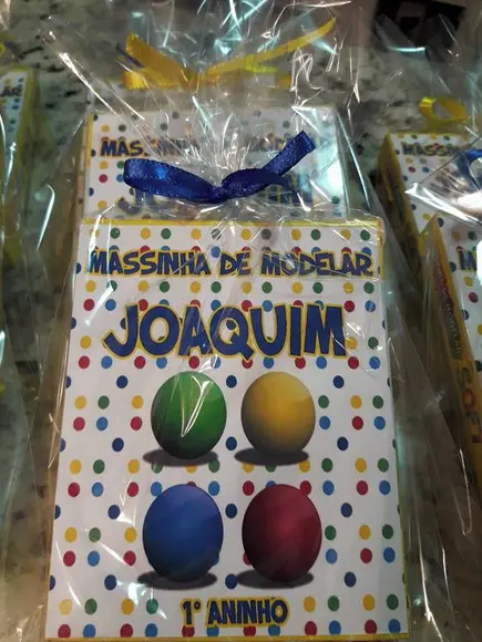 Massinha Modelar Personalizada com Forminhas