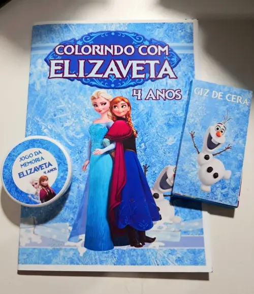 Super Kit Lembrancinha Jogo Memória na Latinha Livro Colorir