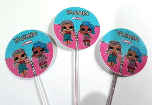 Toppers para docinho Lol