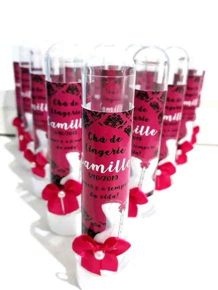 Tubete personalizado Chá de Lingerie