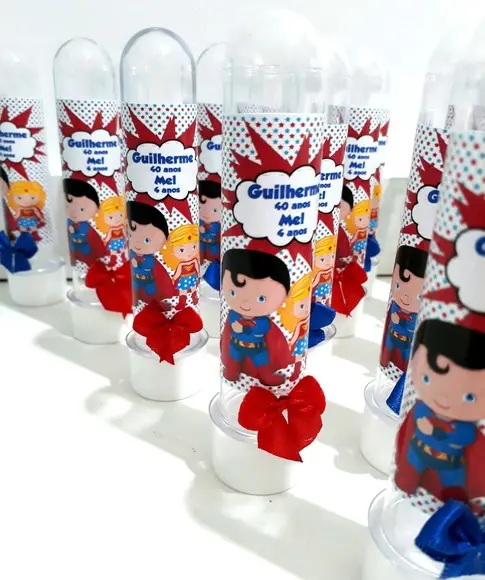 Tubete personalizado heróis kids