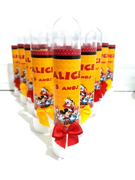 Tubete personalizado Turma Mickey