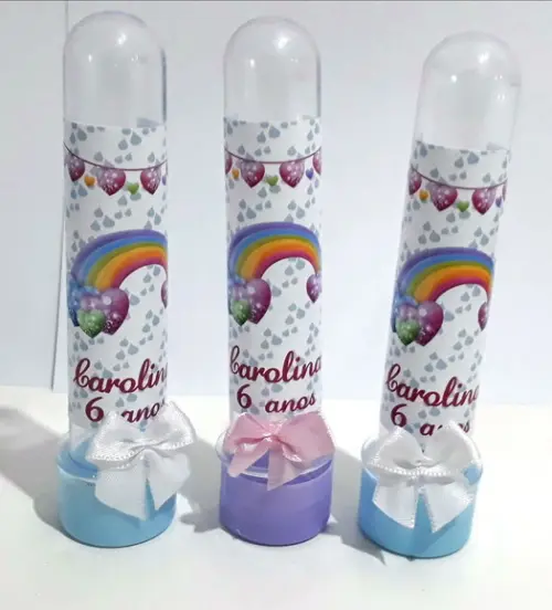 Tubete personalizado unicórnio