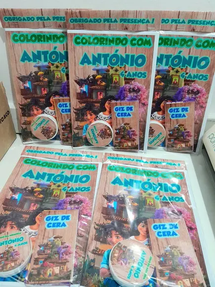 Super Kit Lembrancinha Jogo Memória na Latinha Livro Colorir