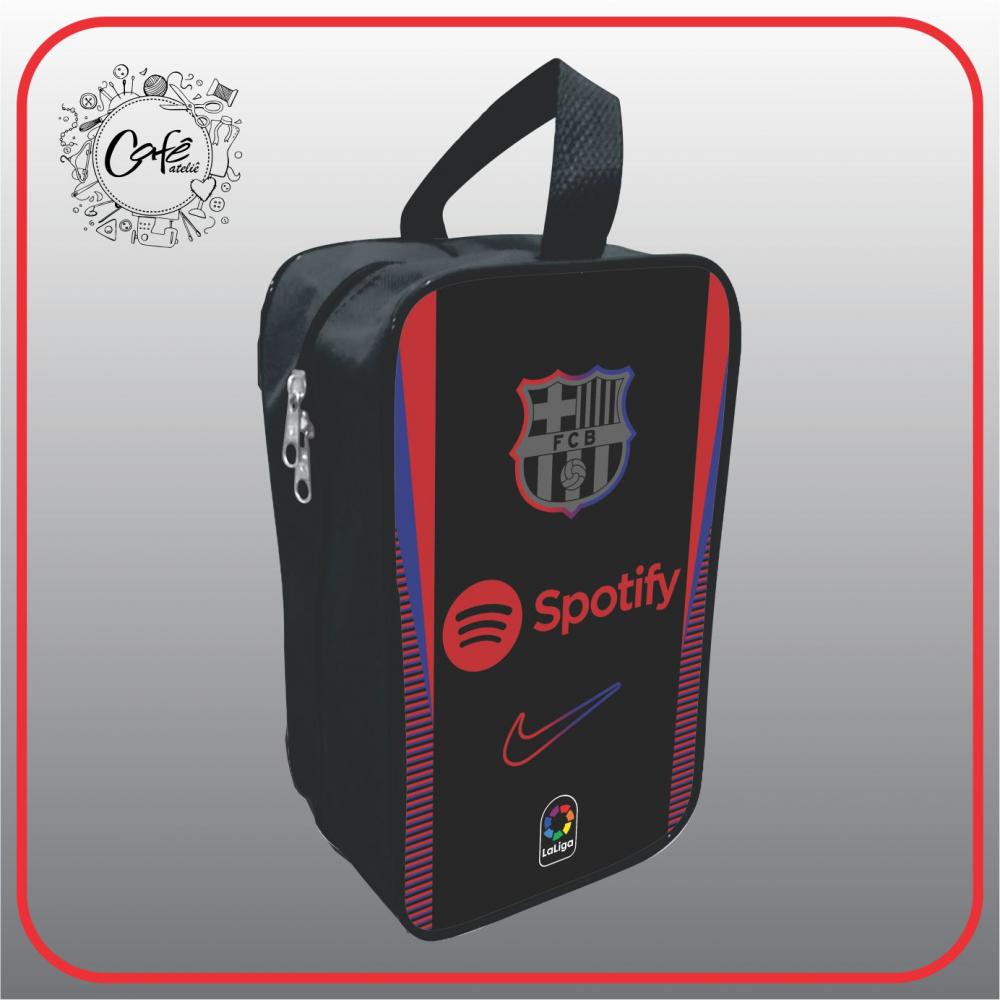 Porta Chuteira Barça Preto