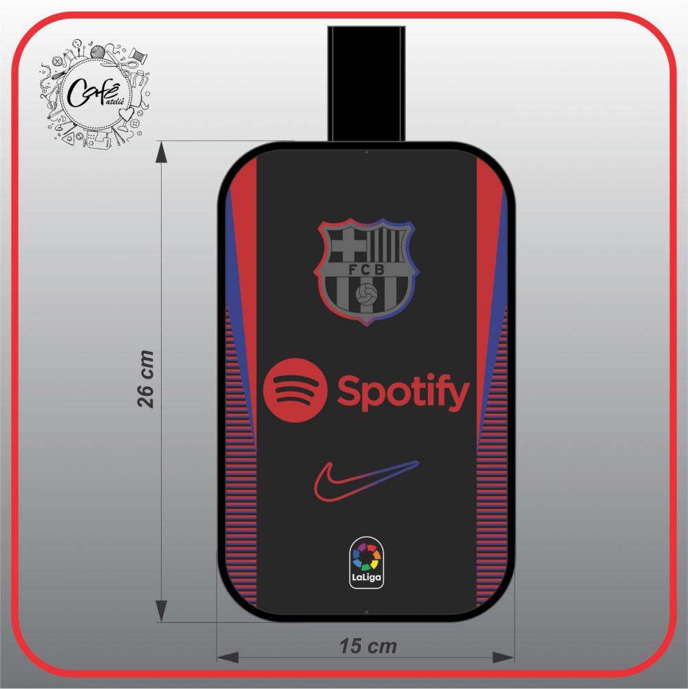 Porta Chuteira Barça Preto