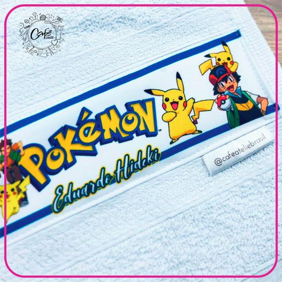 Toalha Lavabinho Pockemon1