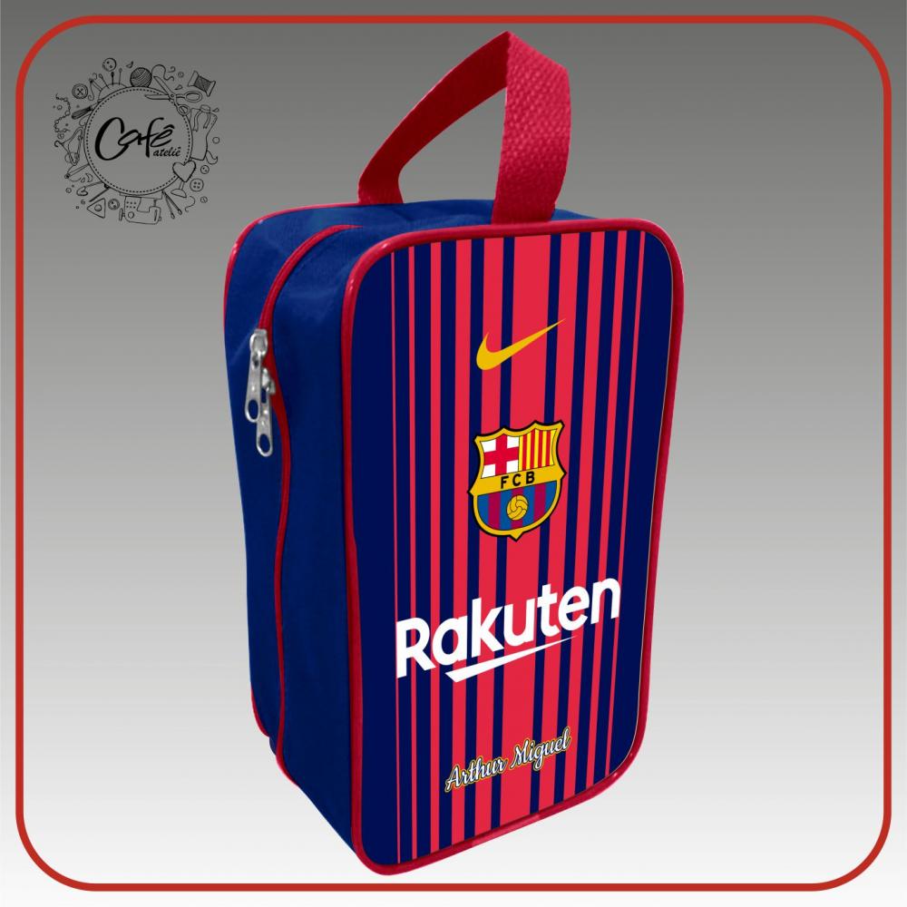 Porta Chuteira Infantil Barça