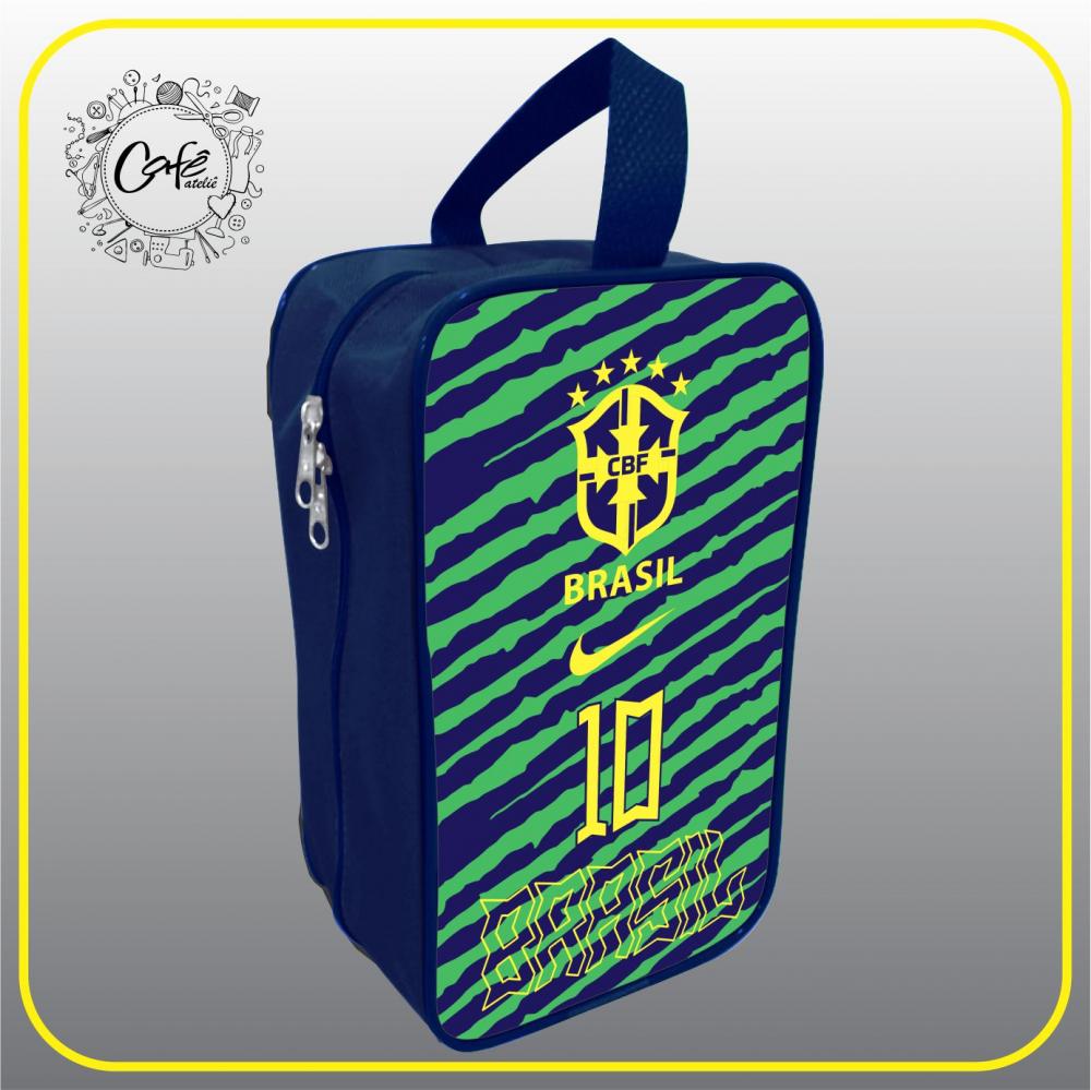 Porta Chuteira Seleção Rajado