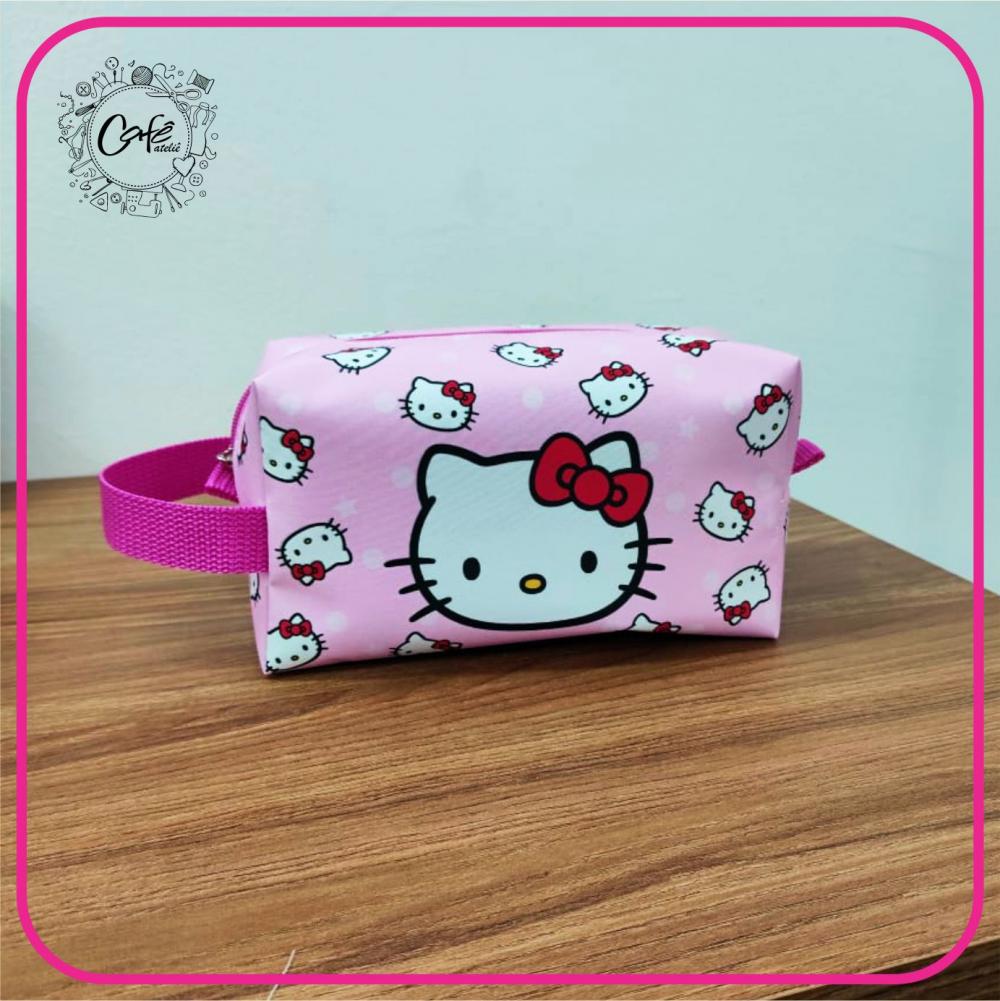 Necessaire Box com Alça de Mão Hello
