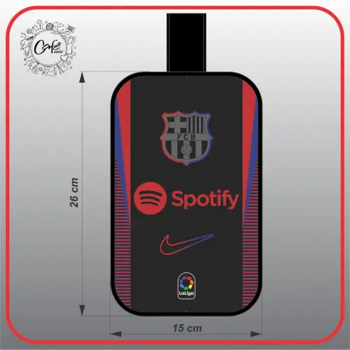 Porta Chuteira Barça Preto