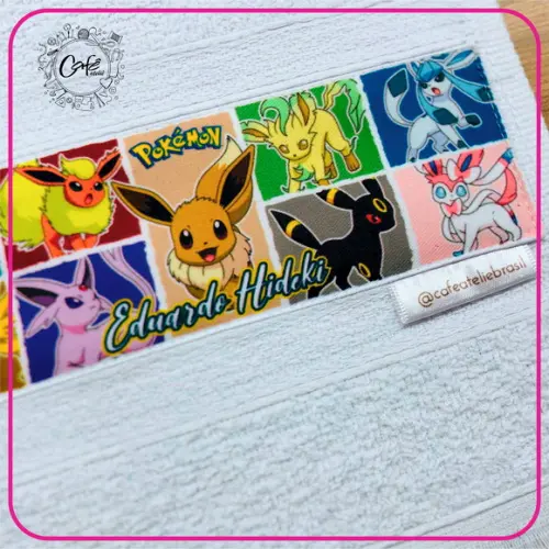 Toalha Lavabinho Pockemon