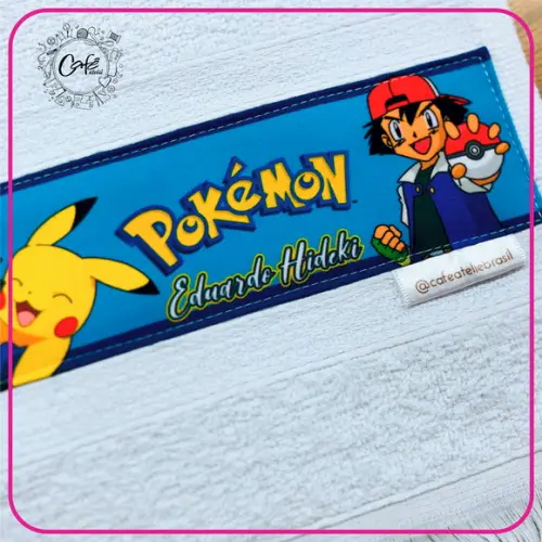 Toalha Lavabinho Pockemon2