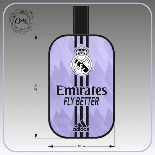 Porta Chuteira Real Madrid Lilás