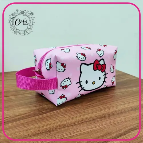 Necessaire Box com Alça de Mão Hello