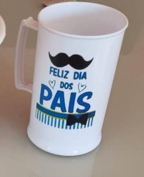 Caneca Acrílica 300 ml Personalizada Arte Colorida