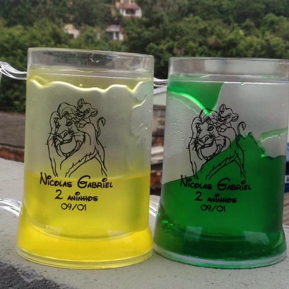 Caneca de Gel de 450 ml Personalizada Frente e Verso