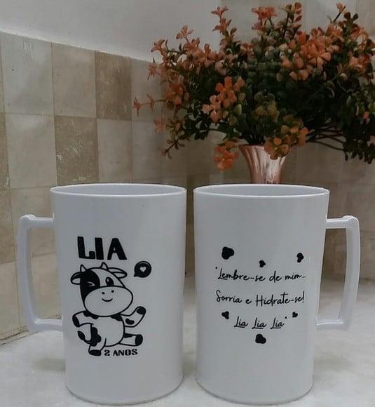 Canecas Acrílico Personalizadas 300 ml