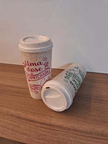 Copo Eco Bucks Fibra de Bambu 450ml Personalizado