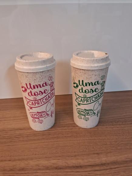 Copo Eco Bucks Fibra de Bambu 450ml Personalizado