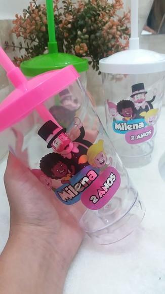 Copo Shake Twister 500 ml com Led e Personalização Colorida