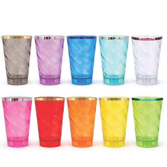 Copo Twister 500 ml com Borda Metalizada sem Personalização